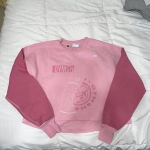 cropped gymshark sweatshirt